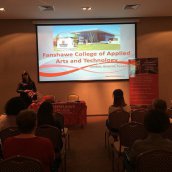 Презентация канадского колледжа Fanshawe в нашей Международной Школе. Сентябрь 2016